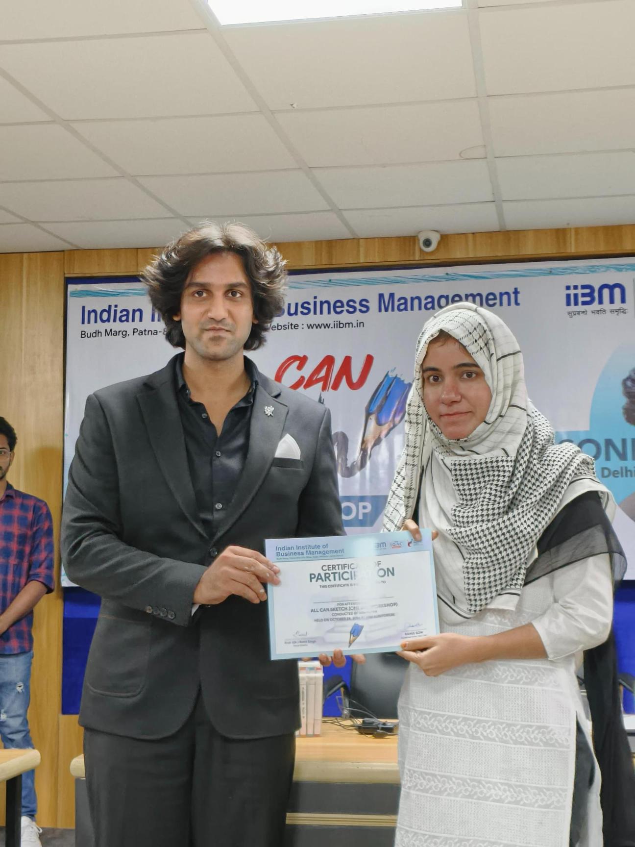 Rahul Soni Conducts “All Can Sketch” Workshop for PGDM, BBA, BCA & MAMC Students at IIBM and ZHI Patna